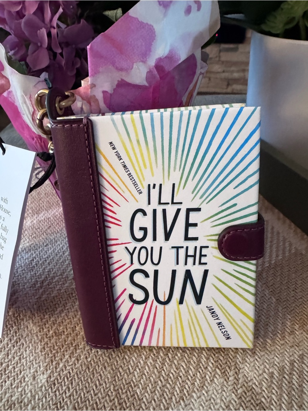 COACH NEW Book Charm for Purses/ I'll Give You The Sun Hardcover Book Cover